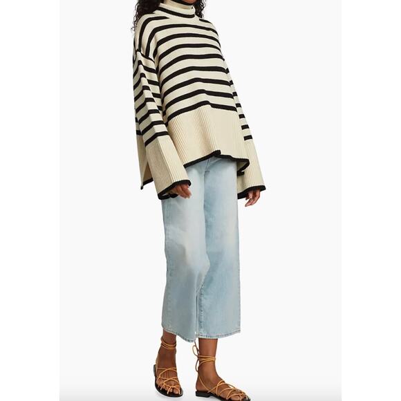 Toteme  Signature Stripe Turtleneck Sweater - Picture 4 of 8